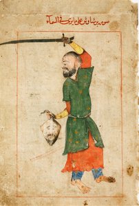 Stjernebilledet Perseus fra bogen med faste stjerner af Al-Sufi