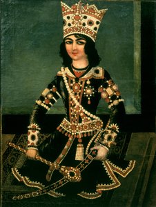 Portræt af Abbas-Minza (ca. 1783-1833), Prins af Persien, søn af Shah Fath Ali (regerede 1797-1834)