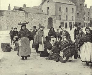 Fishmarket, Galway (s/h foto) af Irish Photographer