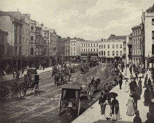 Patrick Street, Cork City (s/h-billede) af Irish Photographer