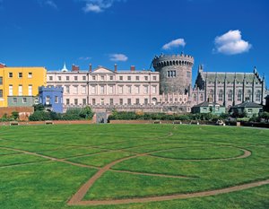 Dublin Castle, udsigt fra haven