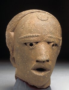 Head, Jemaa, Nigeria (terracotta)