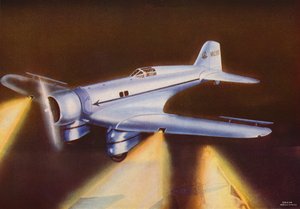 Northrop Gamma (farvelitografi)