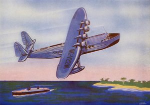 Sikorsky S-42, Bermuda Clipper (farvelitografi)