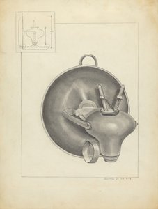 Lampe af Irving D. Genin