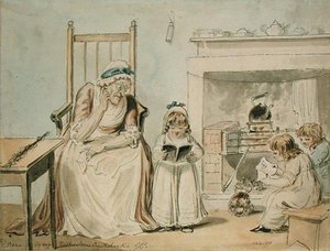 En Dame Skole af Isaac Cruikshank
