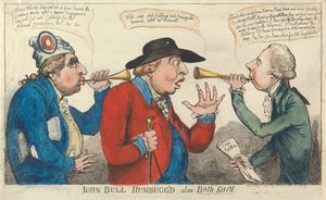John Bull getäuscht alias Beidohrig af Isaac Cruikshank