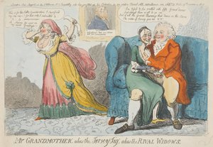 Meine Großmutter; Alias der Jersey Jig, Alias die rivalisierenden Witwen af Isaac Cruikshank