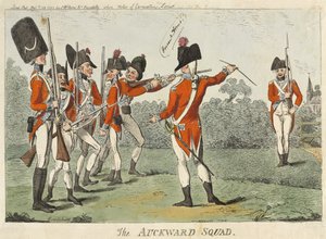 Auckward Squad, 1793 (farvet radering)