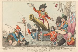 Die nasse Party oder die Sümpfe von Flandern, ein neues Lied af Isaac Cruikshank