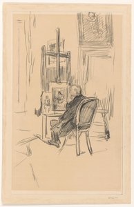 Jozef Israels i sit studie af Isaac Israels
