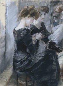 Modistenatelier af Isaac Israels