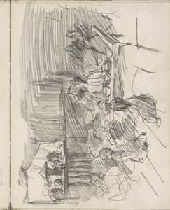 Publikum ved et gamelan-orkester af Isaac Israels