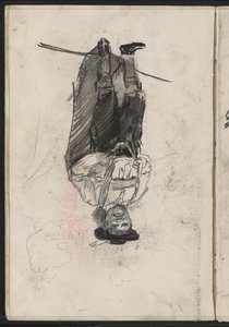Stående mand i bayersk kostume af Isaac Israels