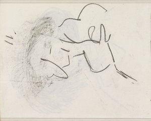 Studie, muligvis et figurstudie af Isaac Israels