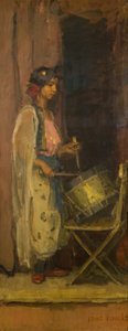 The Egyptian Drummer Girl (olie på lærred) af Isaac Israels