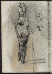 To akrobater, muligvis på scenen af Isaac Israels