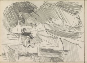 To kvinder ved et bord, muligvis på en terrasse af Isaac Israels
