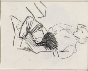siddende kvinde af Isaac Israels