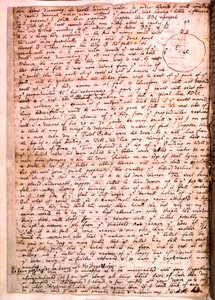 Brev skrevet af Isaac Newton, 28. november 1679