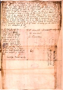 Brev skrevet af Isaac Newton, 28. november 1679