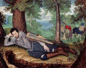 Edward Herbert, 1. baron Herbert af Cherbury, ca. 1610-14 (miniature)