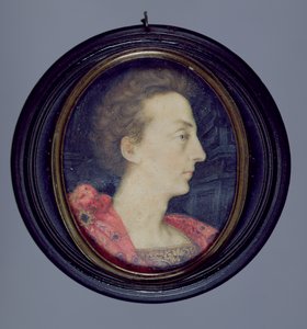 Henrik, prins af Wales (1594-1612) ca. 1610 (wc på vellum) af Isaac Oliver