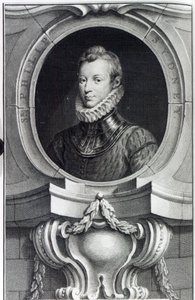 Sir Philip Sidney, graveret af Jacobus Houbraken, 1743 af Isaac Oliver
