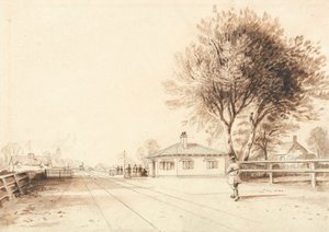 Udsigt på linjen af Liverpool og Manchester Railway