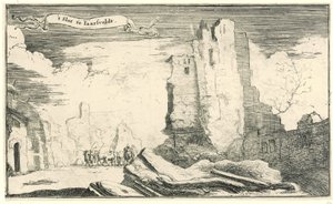Slottet ved Jaarsveld, ødelagt af franskmændene i 1672 