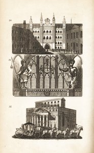 London Guildhall, Gog og Magog og palæet af Isaac Taylor