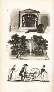 St Dunstans Kirke, postbud, brevbærer og knivsliber af Isaac Taylor