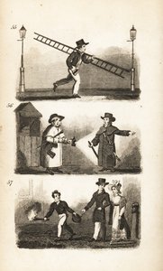 The Lamplighter, Watchman og Link-boy