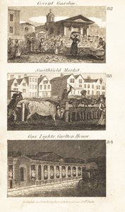 Handler i Regency England: Covent Garden, Smithfield Market og gaslys på Carlton House af Isaac Taylor