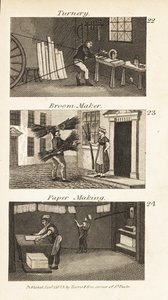Handler i Regency England: Drejeri, kostemager og papirfremstilling af Isaac Taylor