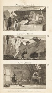 Handler i Regency England: flannelmarked, kobberminer og skomager af Isaac Taylor
