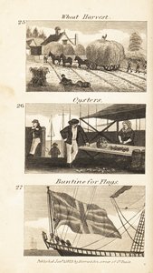 Handler i Regency England: hvedehøst, østers og buntine til flag af Isaac Taylor