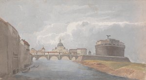 På Tiberen/ St. Angelos slot af Isaac Weld