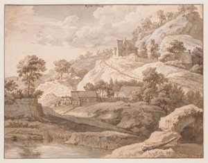 Udsigt nær Orleans af Isaac de Moucheron