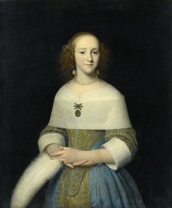 Portræt af en ung kvinde muligvis Susanna Reael, 1656