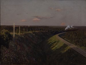 Et tog på vej, 1890
