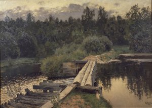 Ved det lavvandede, 1892 af Isaak Ilyich Levitan
