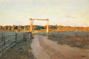Sommeraften, 1900. af Isaak Ilyich Levitan
