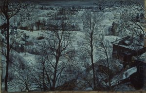 Vinterlandskab, 1917 af Isaak Israilevich Brodsky
