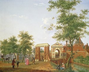Udsigt over Zylpoort, Harlem, 1780