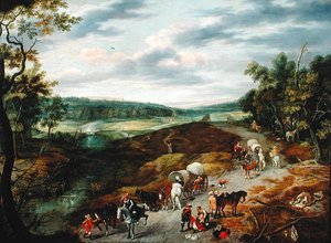 Tyve angriber en konvoj af rejsende, 1656