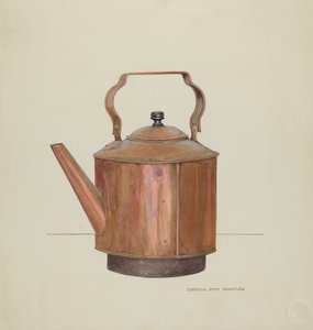 Kobber tekedel