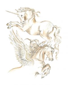 Enhjørning og Pegasus