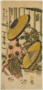 Regn i den femte måned (Samidare) af Ishikawa Toyonobu