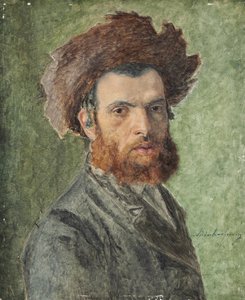 Portræt af en ung hasidisk jøde, af Isidor Kaufmann